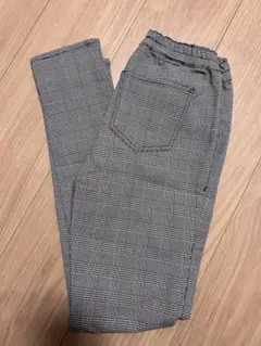 earth music&ecology チェック柄 スラックス Sサイズ