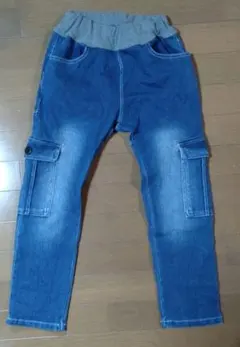F.O.KIDS カーゴパンツ 140cm デニムブルー