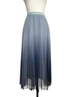 新品！グラデーションチュールプリーツスカート