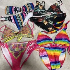 カラフルセパレート水着4セット ビキニ