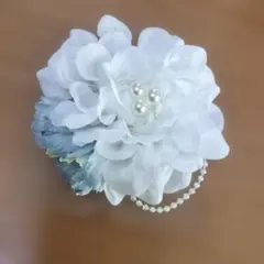 激安　しまむら　花モチーフ ブローチ パール装飾のサムネイル