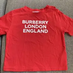 BURBERRY 赤 Tシャツ 12M