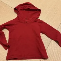 COMME CA ISM レッドパーカー 90