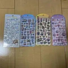 シナモロールボンボンドロップ、コットンパフィ4枚セット