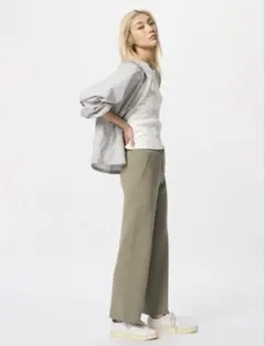 ウォッシャブルニットリブパンツ　UNIQLO 2本セット