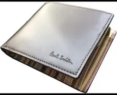 ポールスミス　二つ折り財布 インサイドマルチストライプ　専用箱付き