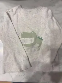 klädskäp 恐竜デザイングラフィック長袖カットソー　110㎝