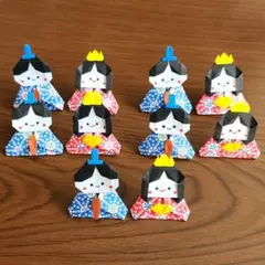 折り紙 ハンドメイド 雛人形 ひな祭り おひな様 お内裏様 5組セット