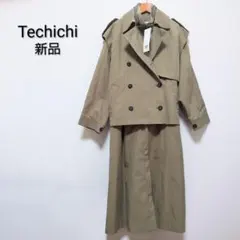 新品　Techichi テチチ　3wayトレンチコート　カーキ　フリーサイズのサムネイル