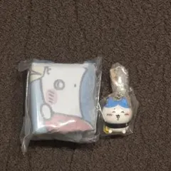 ちいかわ×サンリオ エコバッグ ちいかわ寿司フィギュアキーホルダー【ハチワレ】