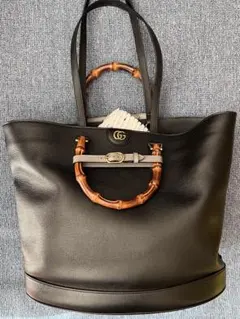 値下げ！新品未使用GUCCIバンブー ダイアナ バケツシェイプミディアム トート