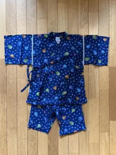 ミキハウス　こども用　甚平　昆虫柄　130cm