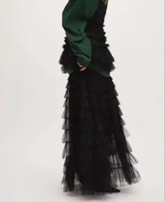 Ameri RANDOM TUCK HEM SKIRT ブラック Sサイズ - メルカリ