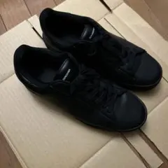 GU×UNDERCOVER■レザータッチスニーカー ブラック 26cm