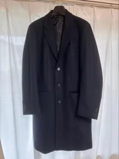 【美品】tk.TAKEO KIKUCHI チェスターコート ネイビー