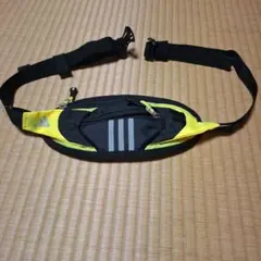 adidas ウエストポーチ 黒/黄