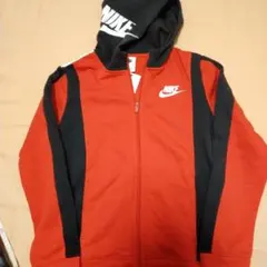 Nike 赤黒 フルジッパー ジャージ160