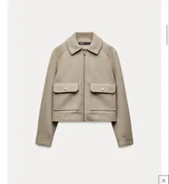 【ZARA】ソフトジップアップジャケット