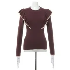 INGNI フリル付きニット