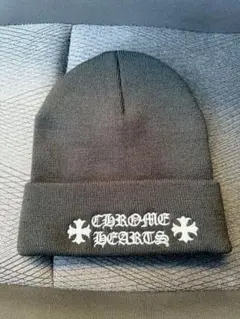CHROME HEARTS クロムハーツ クロス刺繍 ビーニー USA製