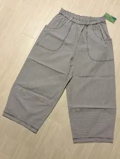 新品 タグ付き DAYTIME 幅広 ワイドパンツ ボトムス Lサイズ 40 青