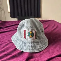 デニムカラー バケットハット クロスカラー