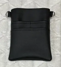 ナースポーチ・オーガナイザー（ハンドメイド） 合皮•黒♡