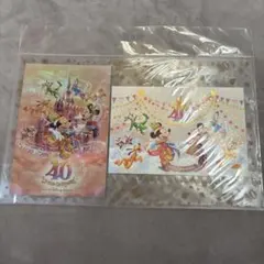 即購入歓迎　東京ディズニーリゾート　ディズニーランド　40周年　ポストカード