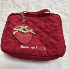 Maison de FLEUR いちごキルティングポーチのサムネイル