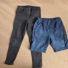 UNIQLO 120サイズ 長ズボン・ショートパンツセット
