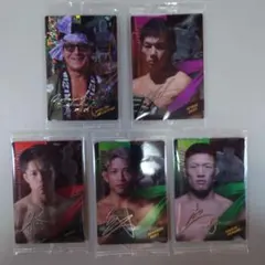 RIZINウエハース25 ヒロヤ、バラさん、斎藤裕 他 5枚セット