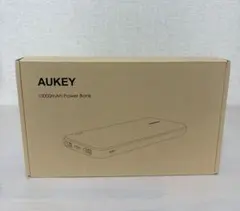 PSEマークあり　10000mAh Aukey モバイルバッテリー　ブラックのサムネイル