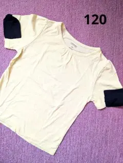 TORIDORY イエロー リボン袖Tシャツ 120