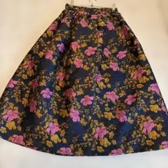 Danny&Anne（ダニー&アン） 花柄 ロングスカート　ジャガードのサムネイル