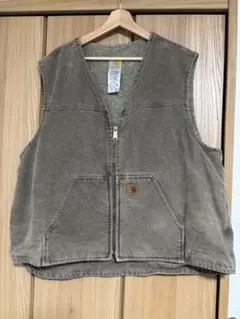 Carhartt カーハート ダックベスト 裏ボア メキシコ製 メキシコ製 カーハート ダック ベスト 裏ボア - メルカリ
