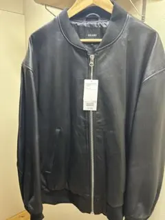 BEAMS ビームス レザーボンバージャケット　Lのサムネイル