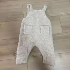 ZARA クリーム色 ポケット付きロンパース 3-6ヶ月