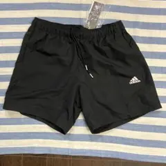 アディダス新品ショートパンツ メッシュインナー付きLサイズ 水陸両用 ブラック