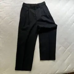 GU ジーユー スーパーバギースラックス ブラック M ワイドパンツ