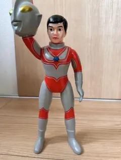 新品ソフビ ブルマァク復刻 ウルトラマンタロウ 面取れ マスク取れ