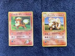 カツラのガーディ・ウィンディ2枚セット／旧裏