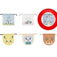 一番くじ　ポケモン　巾着　ピカチュウ　チャデス　ポットデス　F賞