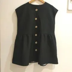 ペプラム　ベスト　ジレ　フォーマル　セレモニー　卒業式　卒園式　入学式　入園式