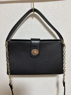 BEAMS ビームス ブラック 黒 クラッチ ハンドバッグ ショルダー