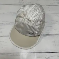 ASICS メッシュキャップ ホワイト　美品