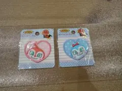 ドキンちゃん・コキンちゃん　ハート型　アイロンワッペン