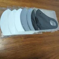 7枚セット 立体型マスク ホワイト・グレー・ブラック