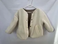 【apres les cours】リバーシブルボアジャケット【90size】