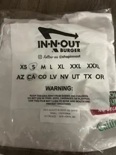 In-N-Out Burger Tシャツ ホワイト USA カリフォルニア