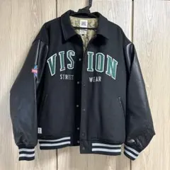 VISION STREET WEAR スタジャン ブラック